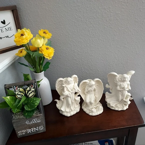 Ceramic angel set - Picture 2 of 2